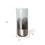 Vase 12 "en verre argenté brossé-705308944
