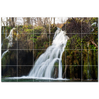 6'' x 6'' Satin Ceramic Decorative Mural