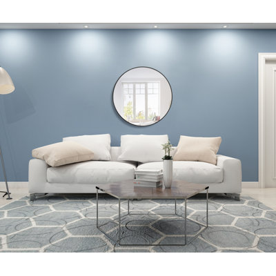 Sabine Metal Round Wall Mirror