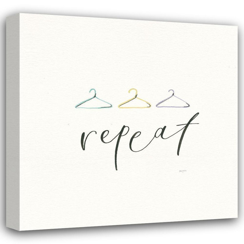 «Lark Manor ™ Jackson, Jenaya», reproduction d'art sur toile tendue: «Wash Dry Fold Répétition IV», H 15 po x l 15 po
