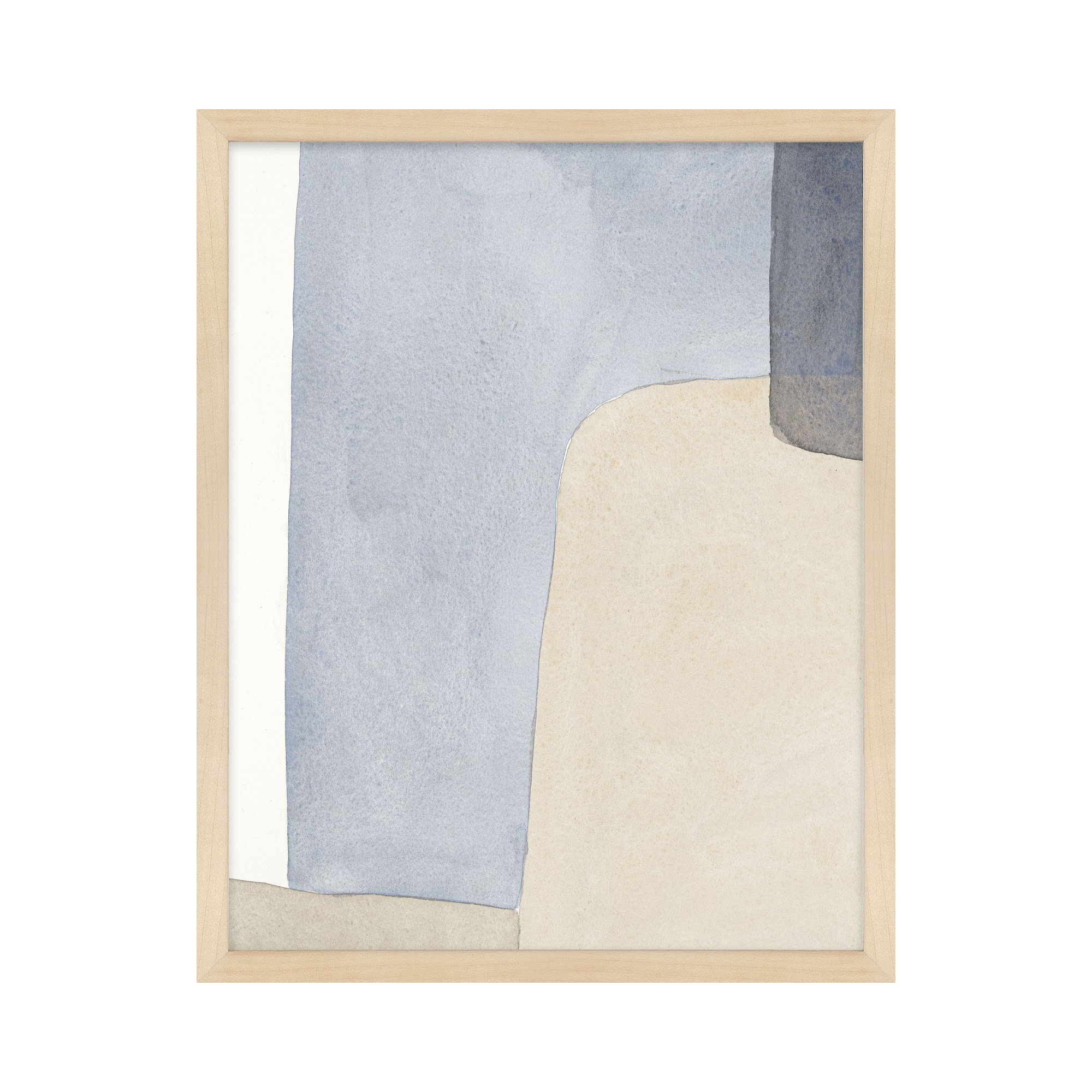 Dreamy Hues by Julia Balfour, 50" H x 40" W x 1.25" D, Brown Framed Paper