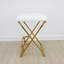 Tory Upholstered Stool with Metal Frame