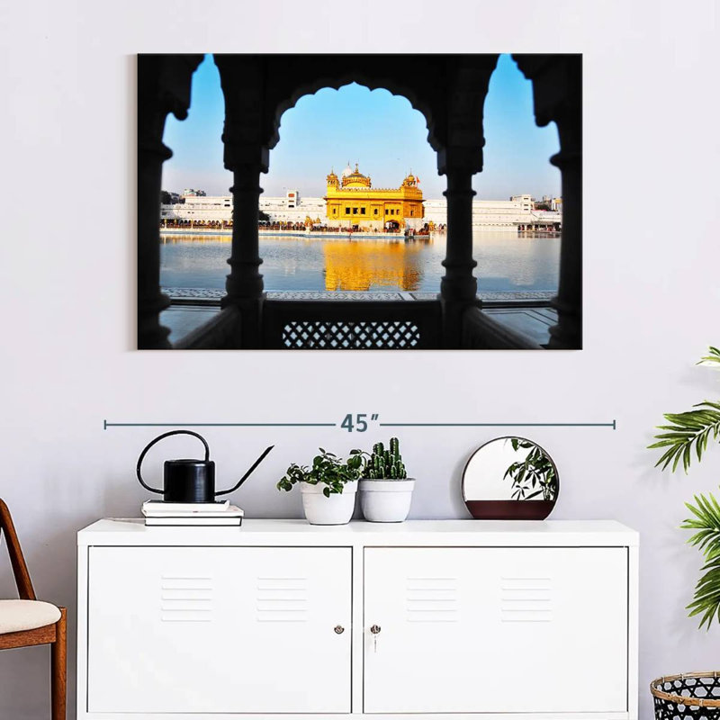 Ravi Sikh Golden Temple, 8" H x 12" W