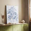 Bleu marine et lin botanique VI - Cavas enveloppés de galerie-108843366