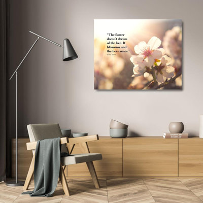 Art sur toile tendue par Trinx ArtsyQuotes, Mark Nepo Quote: Blossoms