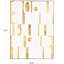 Abstrac géométrique en bois - reproduction de cadre flottant sur toile