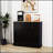 Two-Drawer Two-Compartment Tilt-Out Trash Cabinet for Efficient Waste Management and Storage in Modern Kitchens-413824181