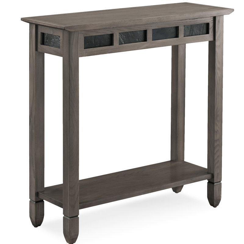 Solid + Manufactured Wood Console Hall Stand, Gray