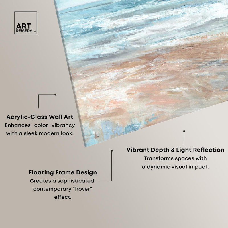«Sparkling Riviera Coastal Art», reproduction d'art par Art Remedy, H 15 po x l 10 po