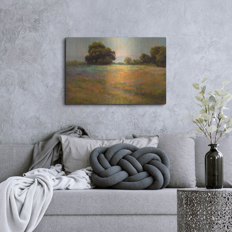 Art luxueux «Spring Meadow» par Alice Weil, H 24 po x l 36 po