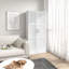 Armoire de rangement de 71 po de hauteur avec tablettes de rangement mobiles, armoire de style moderne avec portes à fermeture douce, blanc