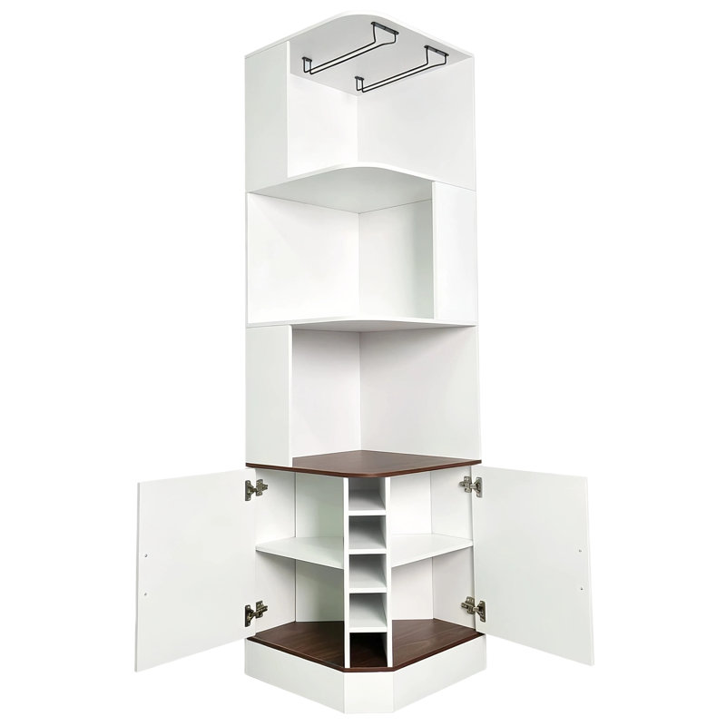 Armoire de bar Farmhouse, Blanc