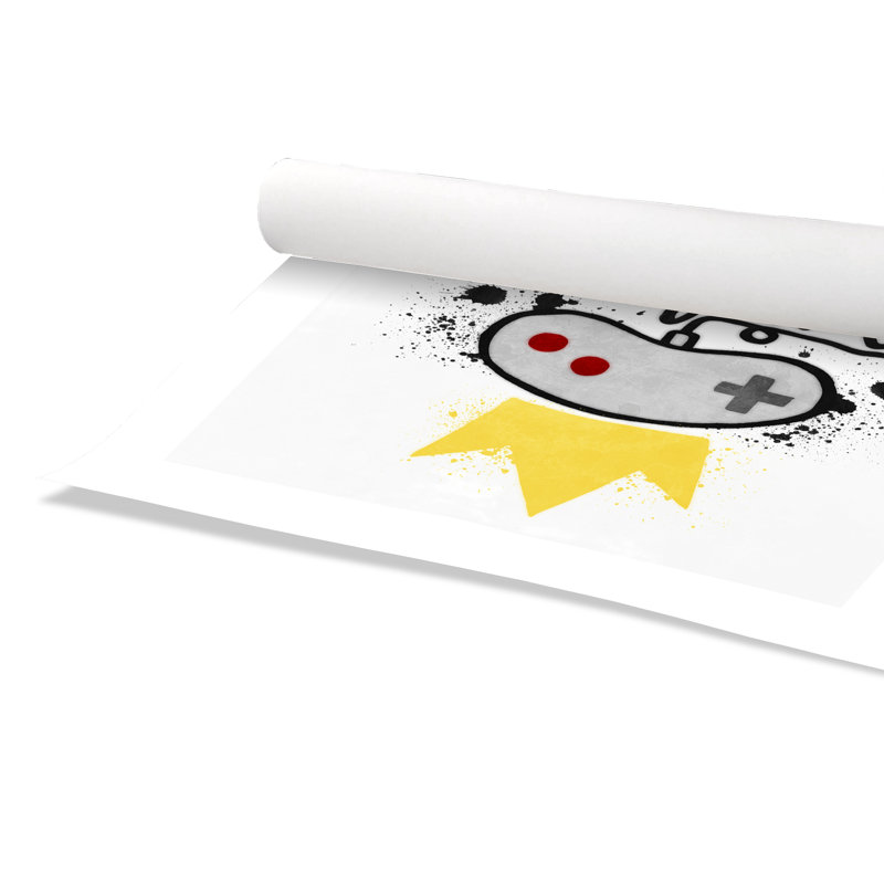 Impression de papier règle de jeux vidéo, H 24 po x l 20 po x P 1 po, Papier