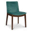 Chaise parsons rembourrée en lin Barriento-20575648