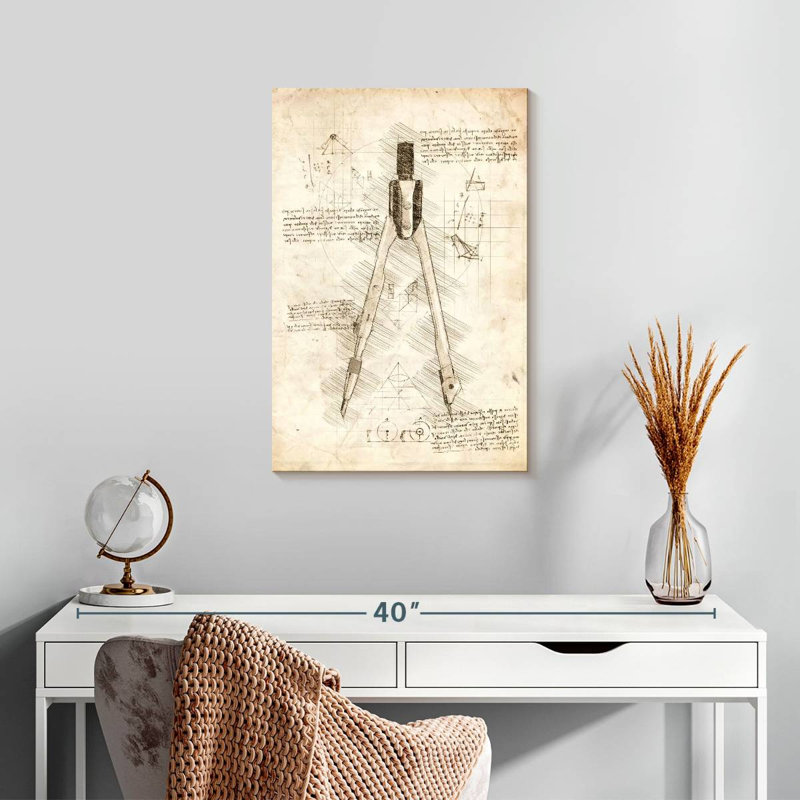 Laelle Drawing Compass, 24" H x 16" W