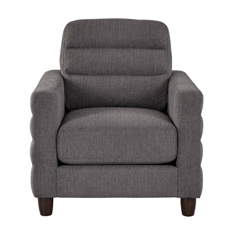 Fauteuil Willow, Gris anthracite