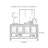 Rural Multifunctional Practical Console Table