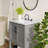 Ajmer 30'' Free-standing Single Bathroom Vanity with Undermount Sink and Open Storage Shelf-1417826129-1460408829
