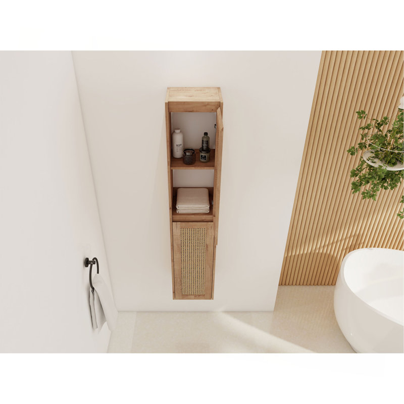 Armoire de rangement murale flottante pour salle de bain Olita