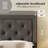 Upholstered Platform Bed with Diamond Pattern Headboard, No Box Spring Needed-980242092-980242089