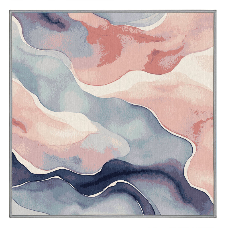 Azure Glow Rug, Square 8'