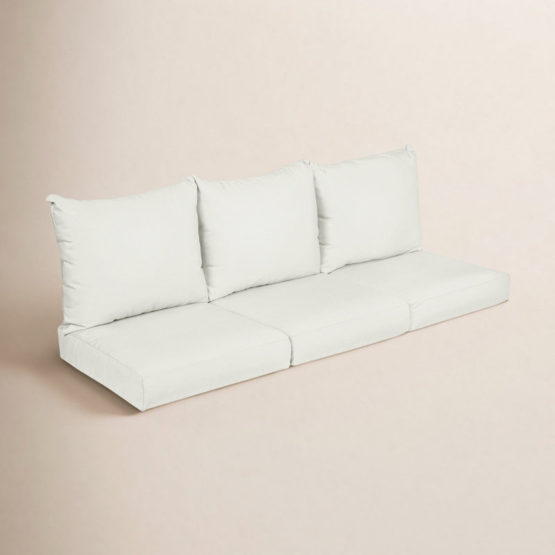 Ramblewood Indoor/Outdoor Seat/Back Cushion, White