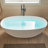 70.87'' x 32.28'' Soaking Solid Surface Bathtub