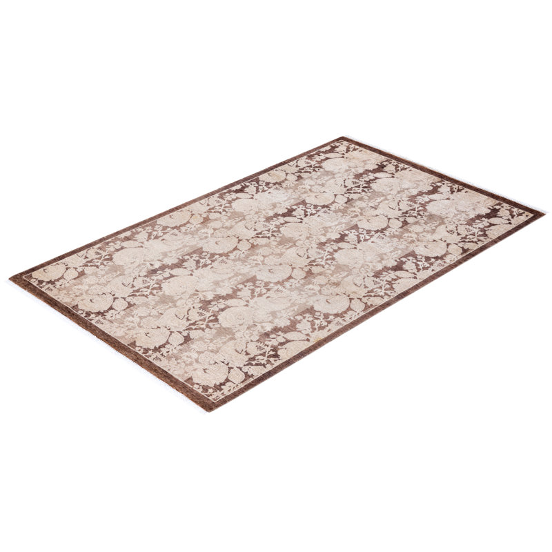 Classic One-of-a-Kind 3'2" x 5'1" Hand Knotted Area Rug