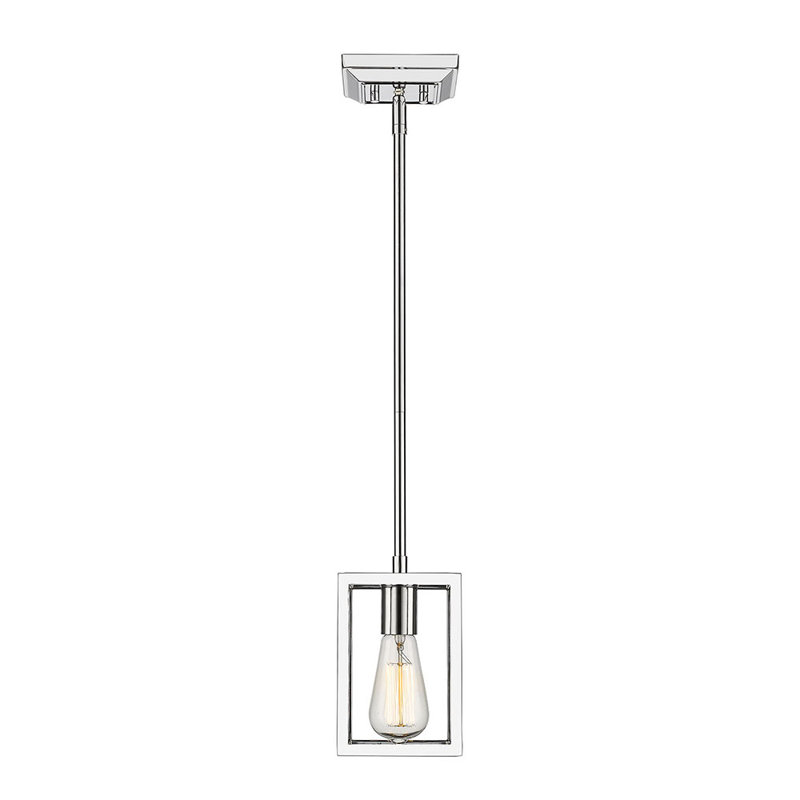 Jynna 1 - Light Lantern Pendant, Chrome