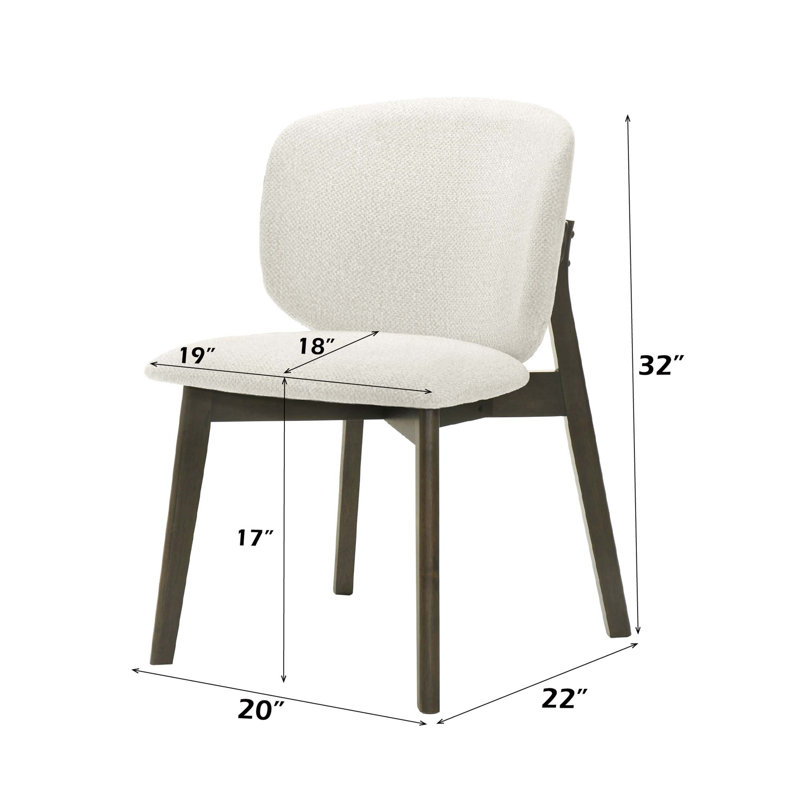 Chaise d'appoint en chenille Mallin (ensemble de 2)