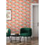 Retro Esme Pink Peel and Stick Wallpaper-1162410305