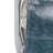 Manning 18 inch Wide Square Pouf in Teal Genuine Leather