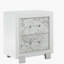 Table de chevet en marbre blanc