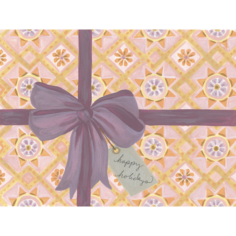 Telisa Festive Holiday Package I by June Erica Vess - Wrapped Canvas Print, 81 cm H x 122 cm W