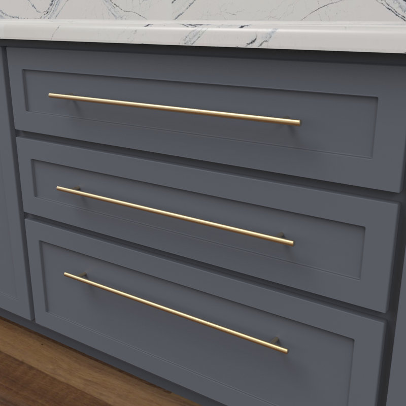21.125 Center to Center Bar Pull, Royal Brass
