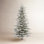 Flocked Slim Fir Artificial Christmas Tree