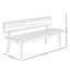 Banc de salle à manger en bois massif Modern-1610007896