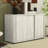 Caomhan 47" Modern Sliding Door Storage 3 Door Sideboard-582416227