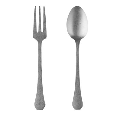 MORETTO 2 Piece Stainless Steel Hostess Set