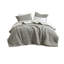 Ensembles de literie pour lit très grand confort ultime, polyester gris avec sherpa, maison de retraite confortable
