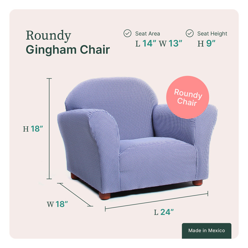 Ensemble de chaise pour enfant + housse Keet Roundy, Marine