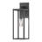 1-Light Modern Outdoor Wall Lantern Sconce with Clear Glass Shade-690124812-706458149
