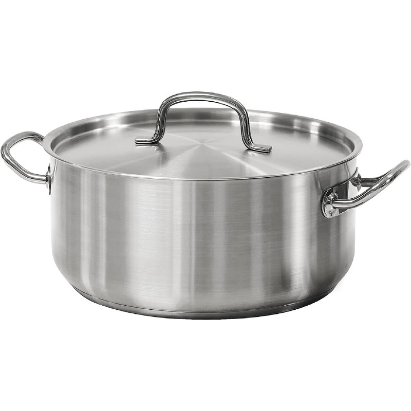 Cocotte ronde en acier inoxydable (18/10) de 9 pintes GLOBAL GIRLS LLC