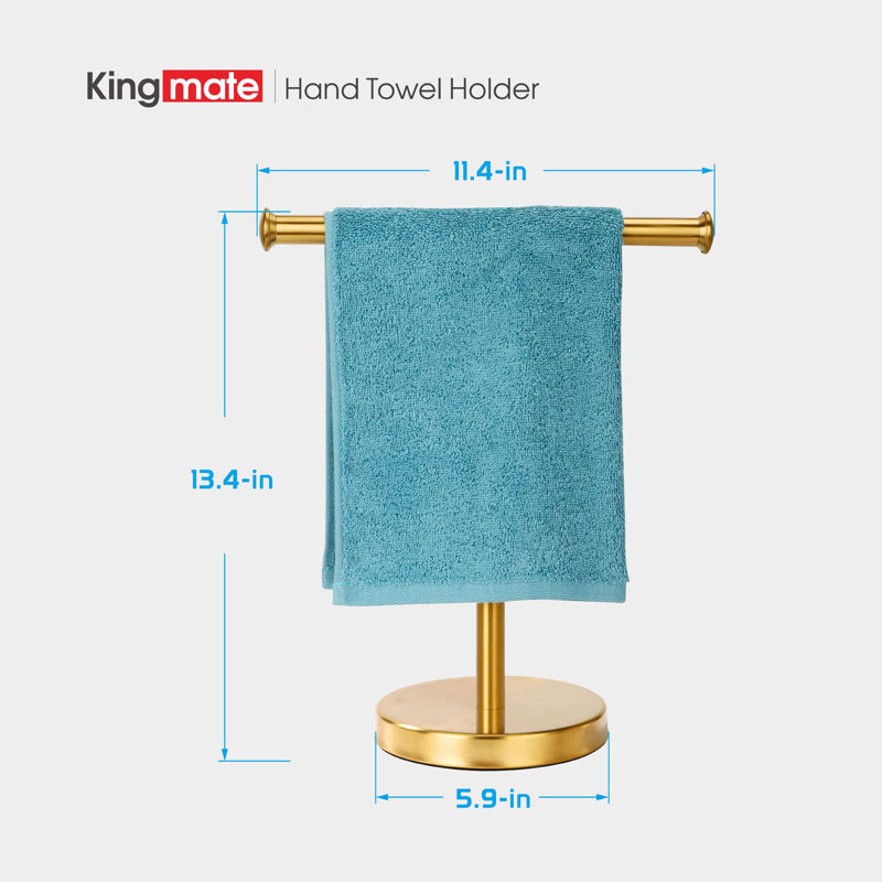 1 Freestanding Towel Stand, Gold