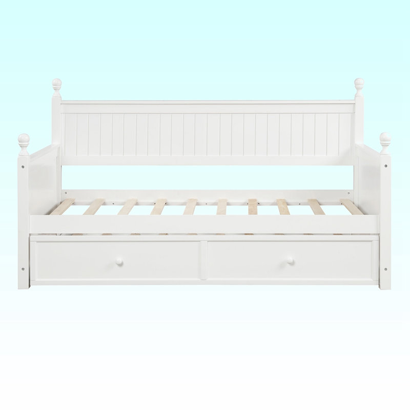 Lit de jour avec couchette Temperence, Blanc