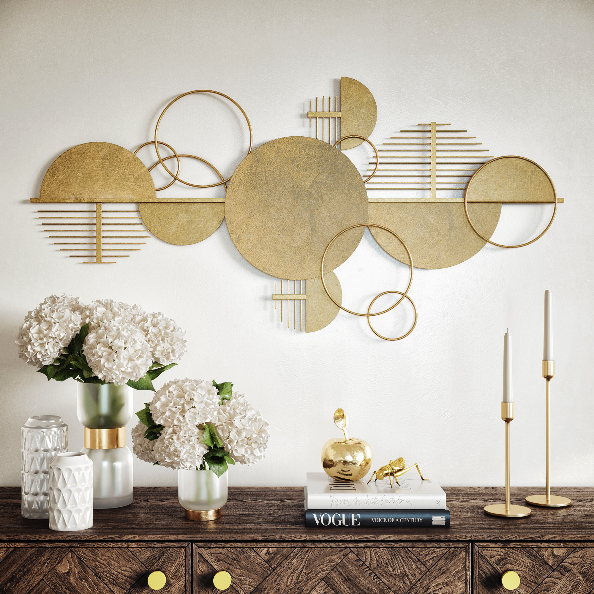 Mercer41 Lysandra Abstract Metal Modern Wall Art &amp; Reviews - Wayfair Canada