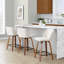 Tabouret de comptoir pivotant 24,25 po Lakyia