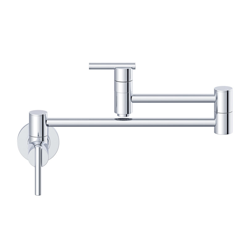 Parma Wall Mount Pot Filler, Chrome