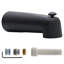 Bec de baignoire à ajustement universel 7 po, zinc-112730527