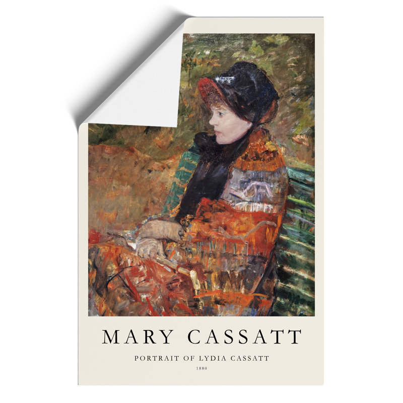 Lydia Cassatt by Mary Cassatt - No Frame Print, 30cm H x 21cm W x 0.1cm D